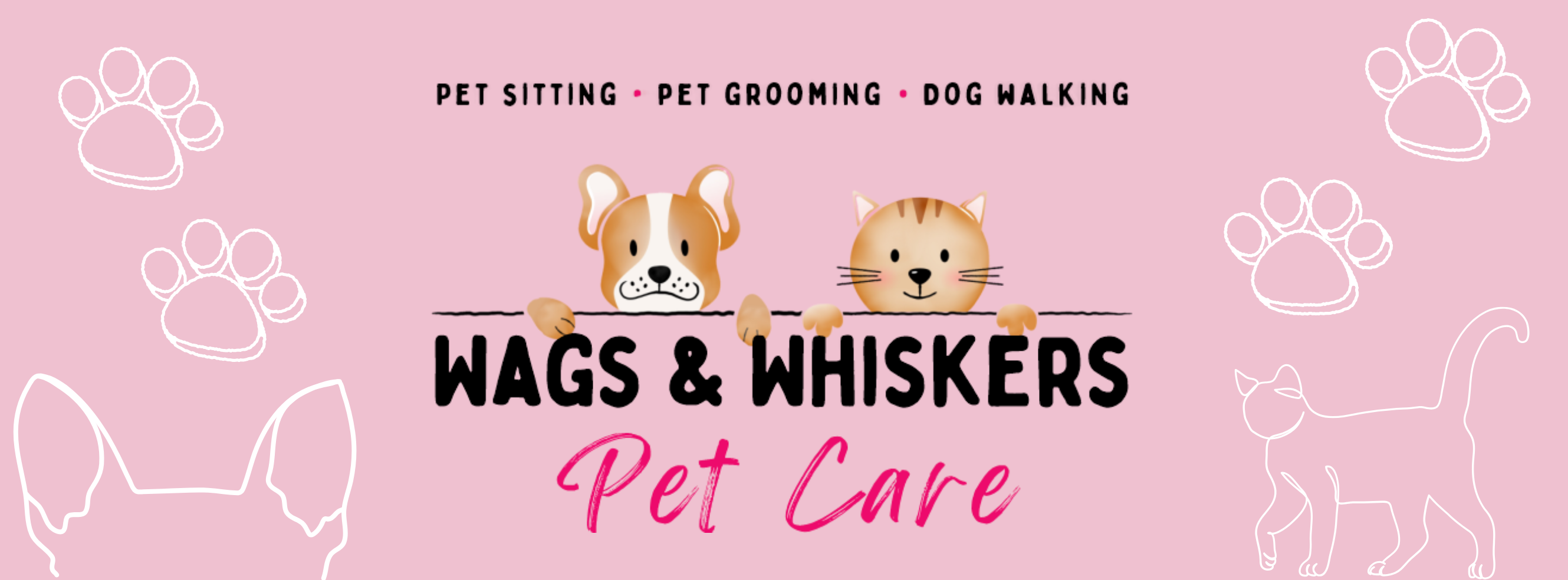 Wags & Whiskers Pet Care logo