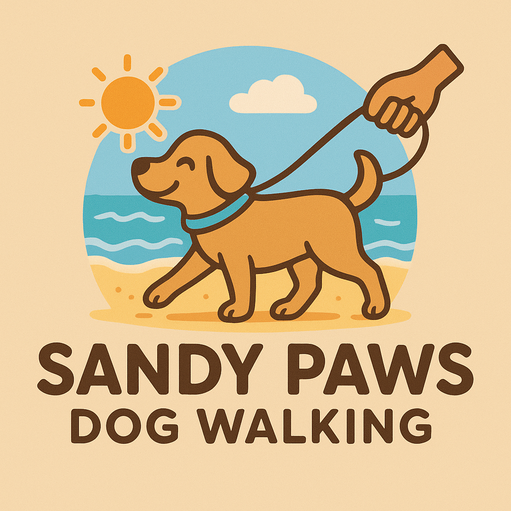Sandy Paws Dog Walking logo