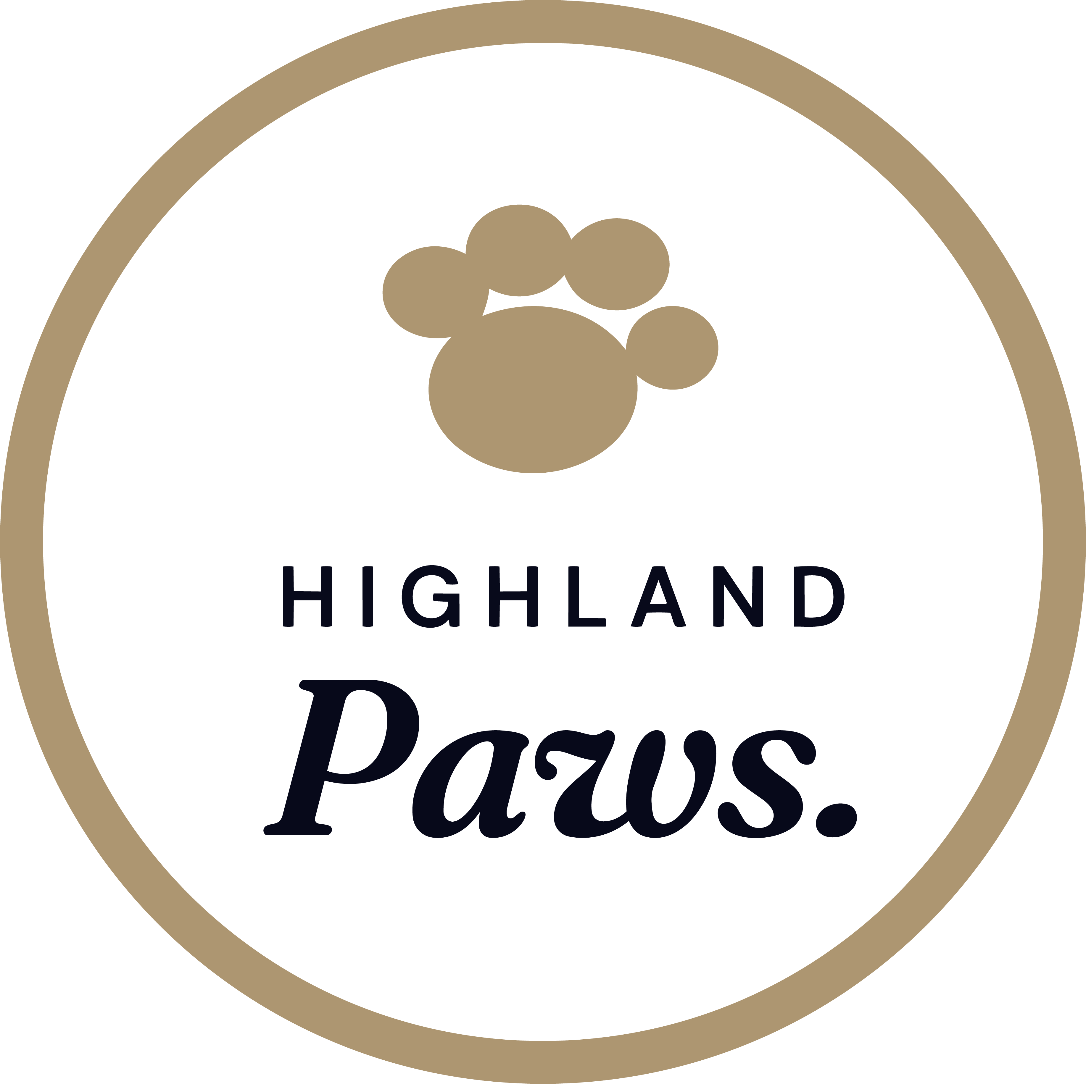 Highland Paws Pet Sitting logo