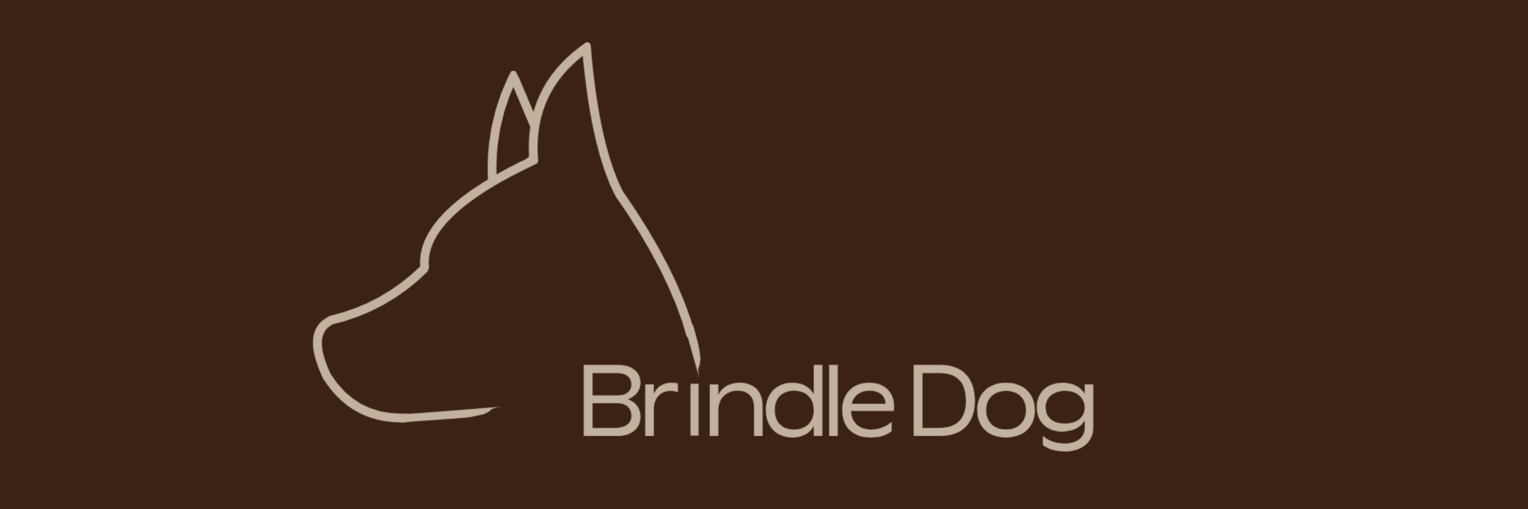 Brindle Dog logo
