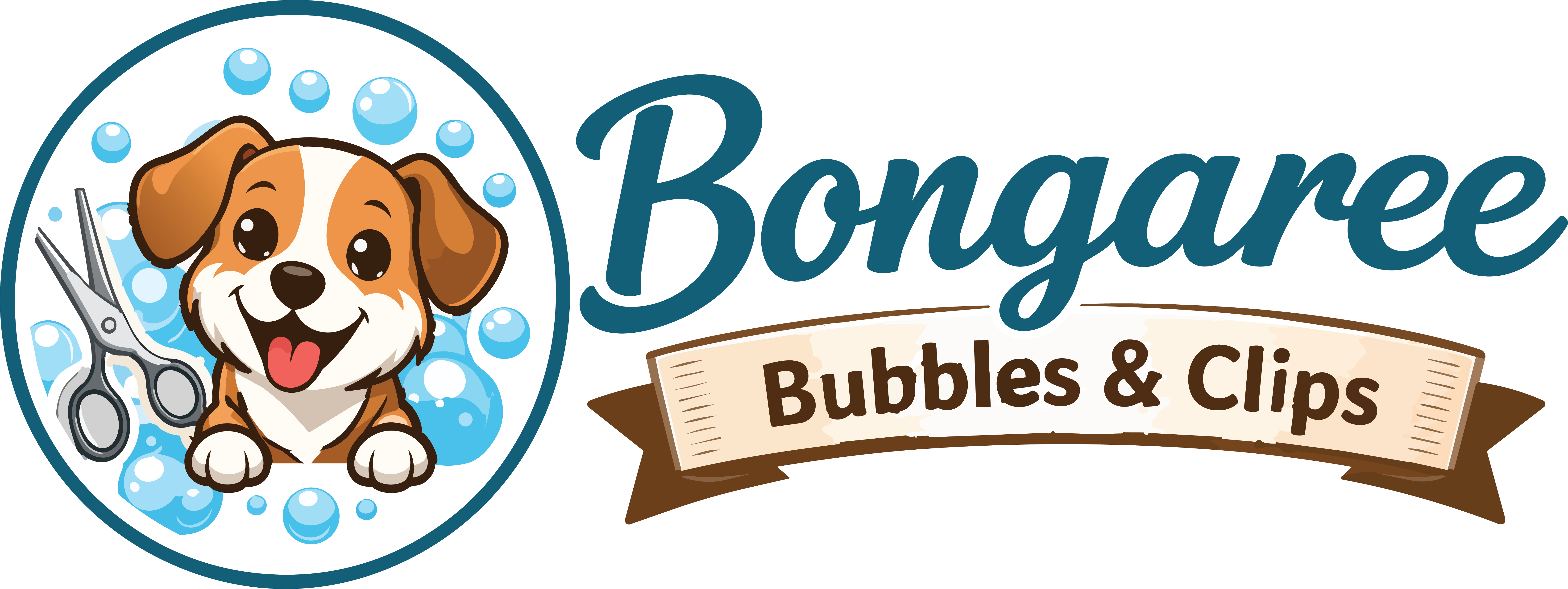 Bongaree Bubbles and Clips logo
