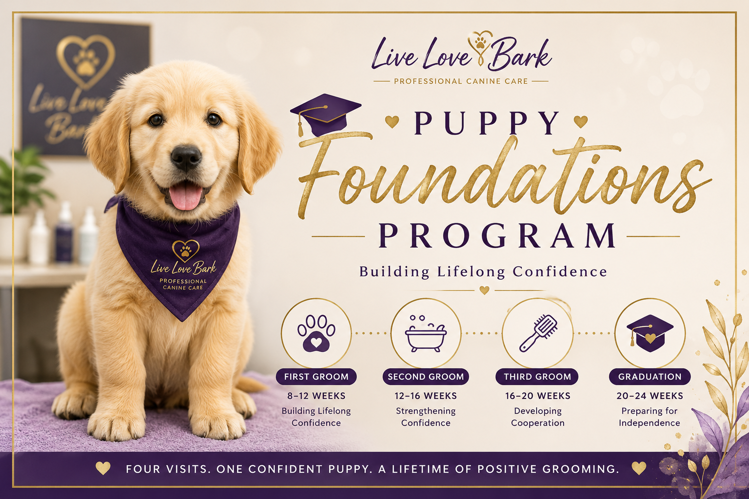 🎓 Puppy Foundations Program