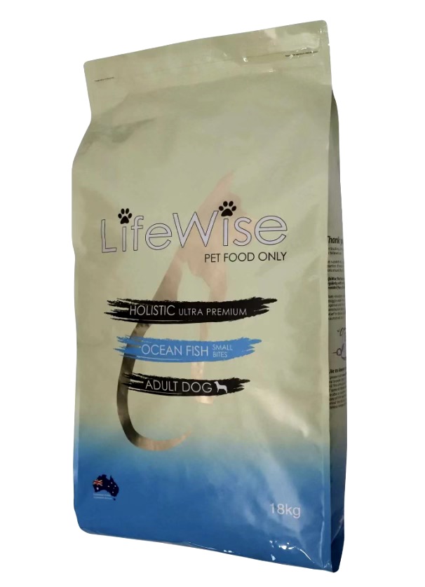 LifeWise Ocean Fish Small Bites Adult Dry Dog Food 18kg