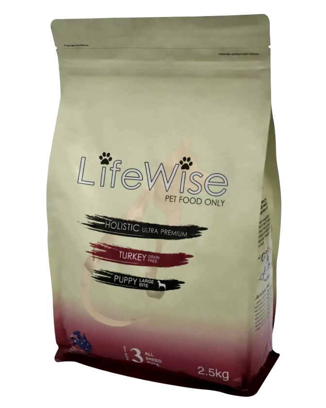 LifeWise Stage 3 Puppy Turkey Dry Dog Food Small Bites 2.5kg
