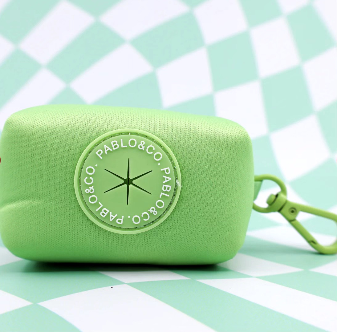 Lime: Poop Bag Holder