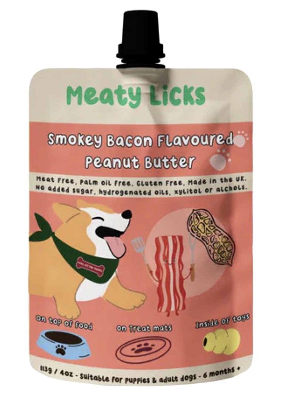 Meaty Licks: Smokey Bacon Peanut butter