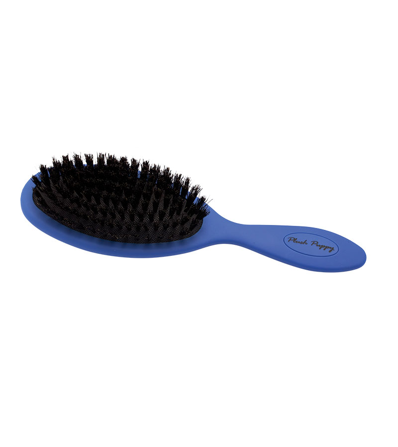 Blue Boar Bristle Brush