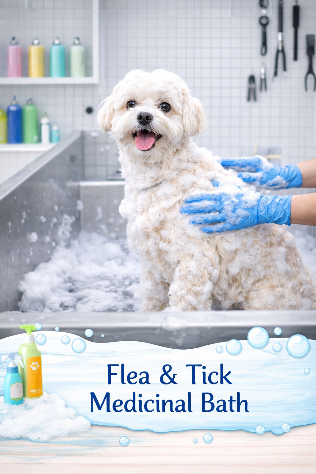 Flea & Tick Medicinal Bath: Small
