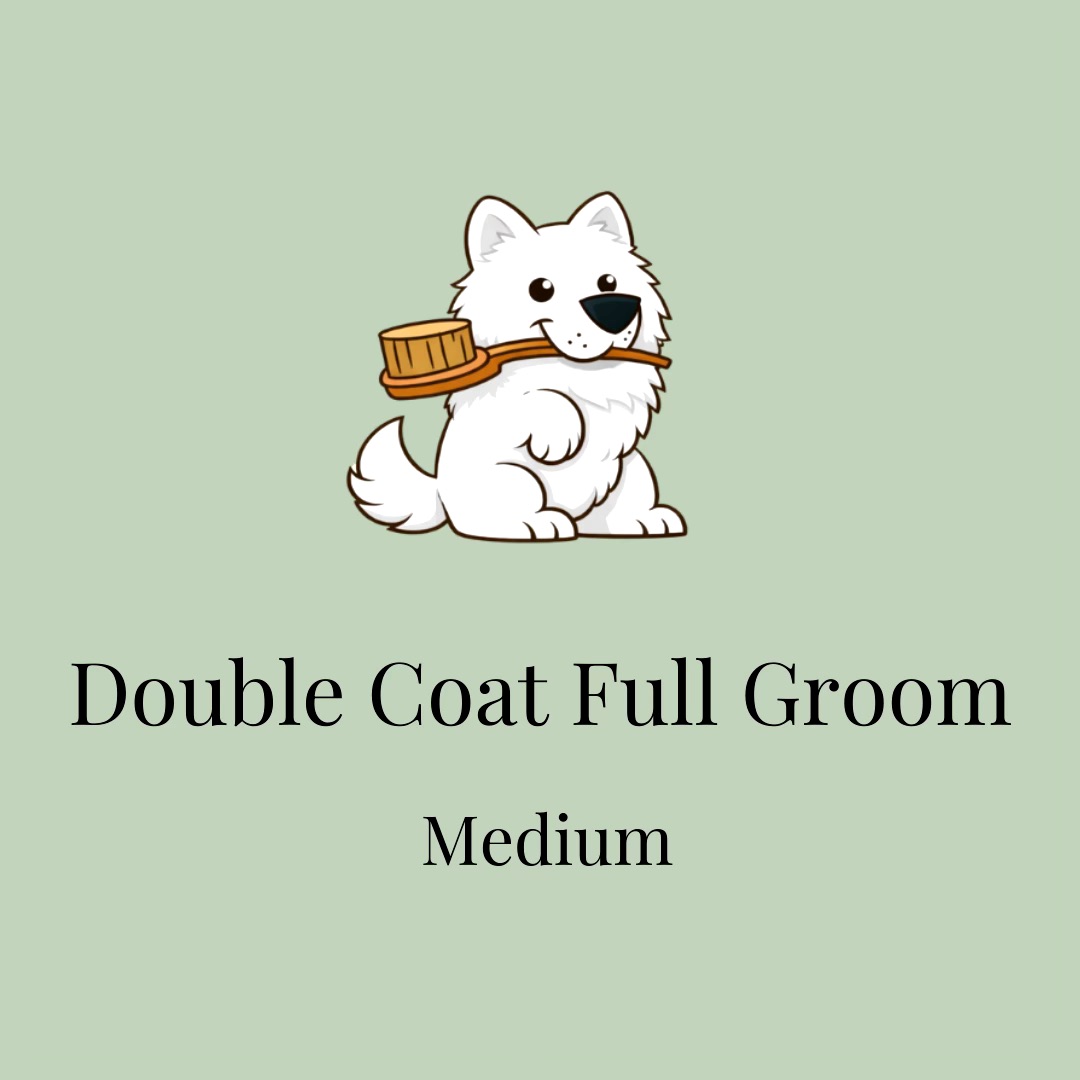Double Coat Full Groom: Medium