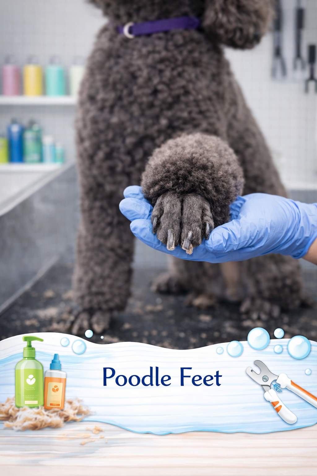 Poodle Feet Trim