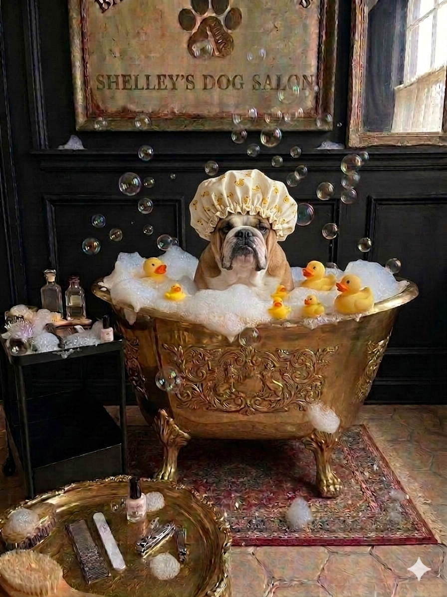 Luxury Bath & Blow-Dry: L