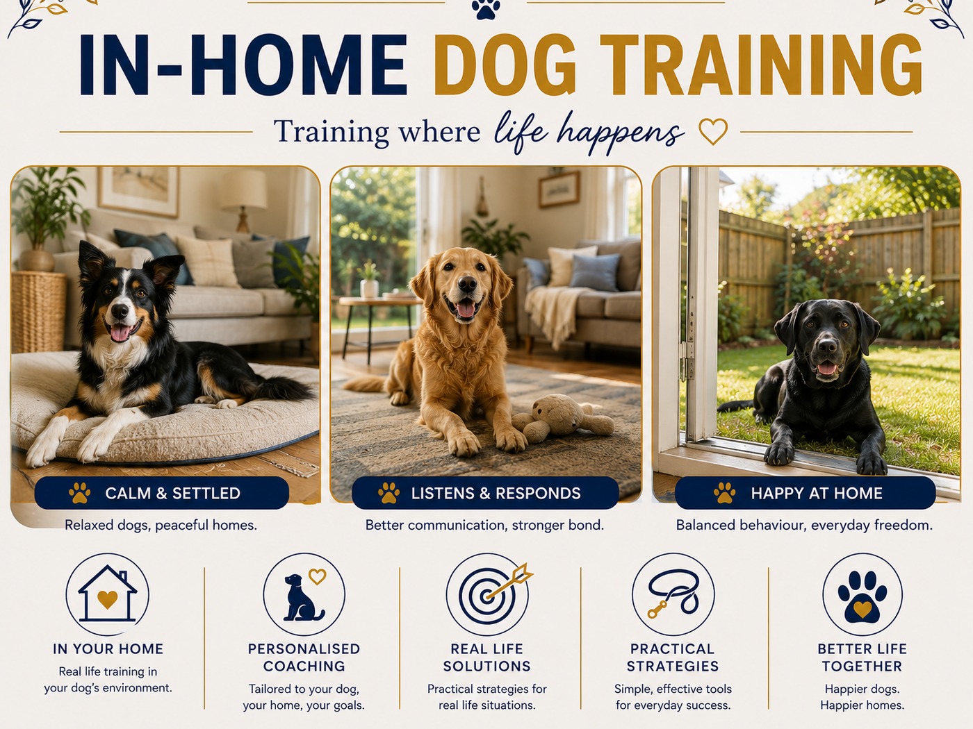🏡 In-Home Dog Training