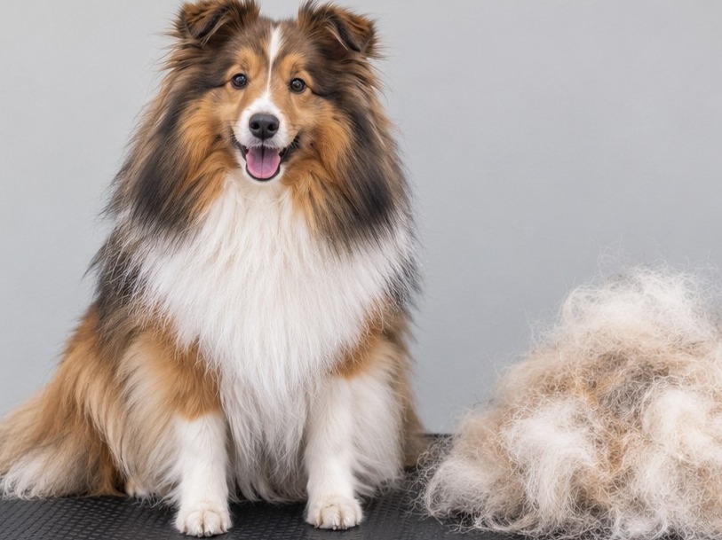 De-Shedding medium and long hair: M